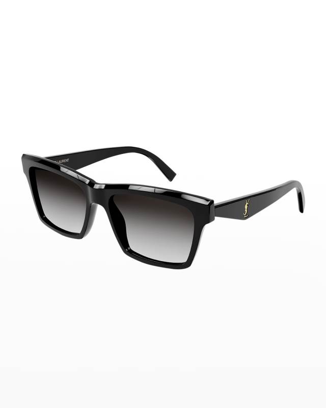 YSL Rectangle Acetate Sunglasses